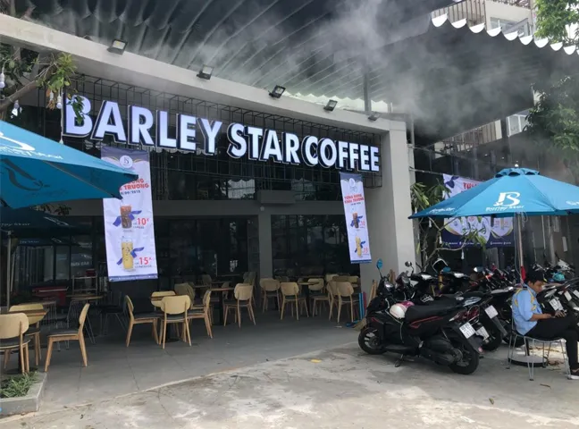 lắp đặt hệ thống máy phun sương quán cafe tại tphcm