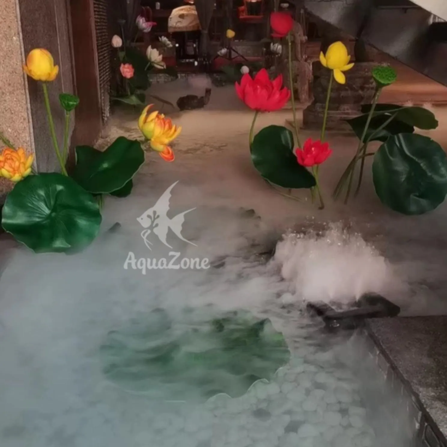 máy tạo khói hồ cá bằng vỉ siêu âm
