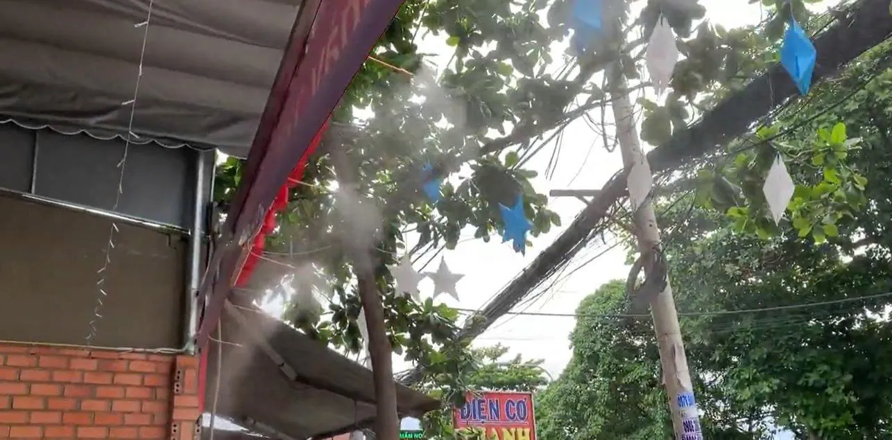 Dự Án Thi Công Hệ Thống Phun Sương Cho Quán Cafe tại Q12 - TP.HCM 1 11111