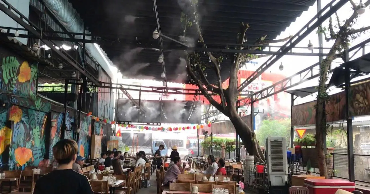 Lắp Đặt Hệ Thống Phun Sương Trọn Gói TPHCM: Giải Pháp Làm Mát, Tăng Doanh Thu 6 Dự án lắp đặt phun sương làm mát tại TPHCM - Phun Sương Pizo