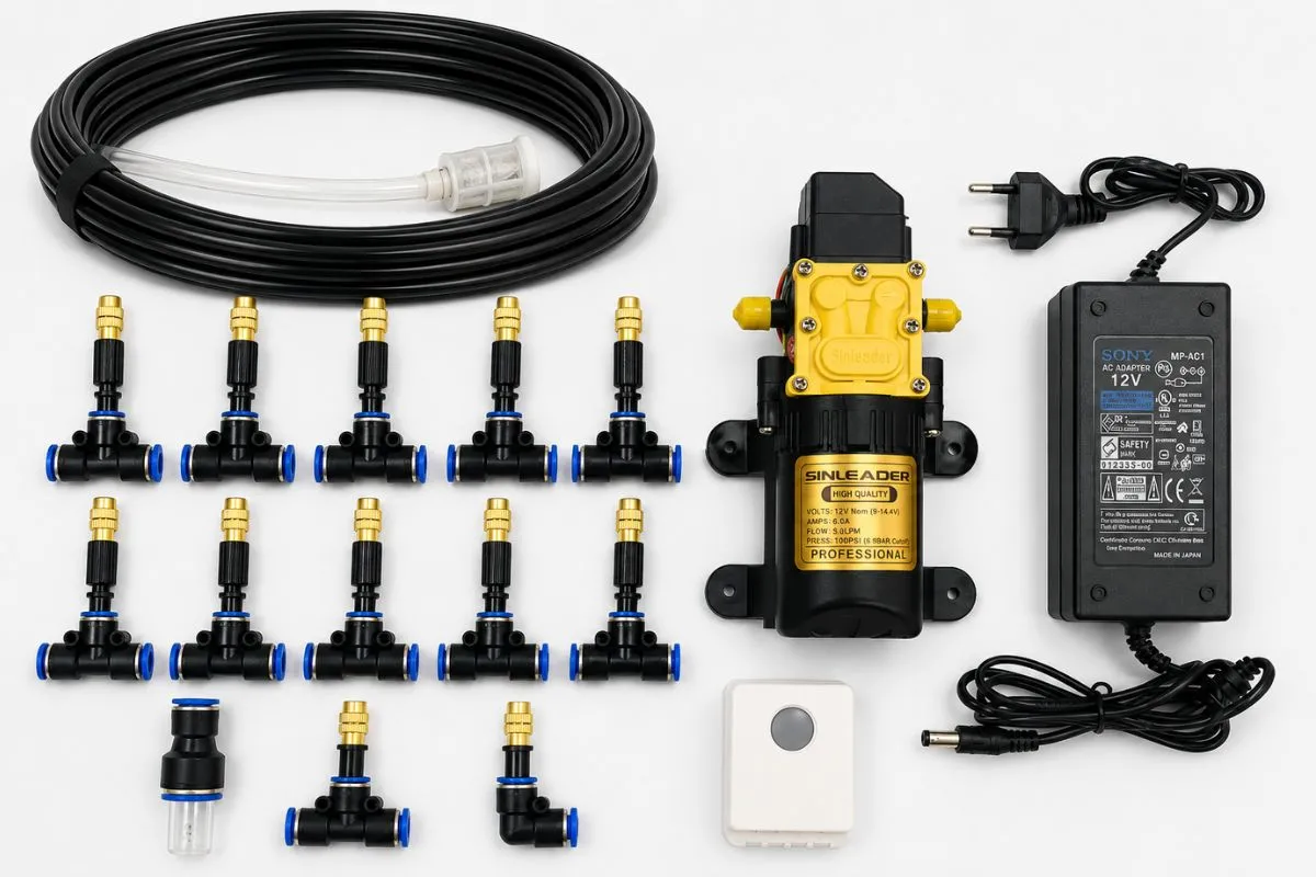 Nguyên lý hoạt động của hệ thống phun sương điều khiển WiFi 1 Chuẩn bị vật tư và chọn thiết bị WiFi phù hợp