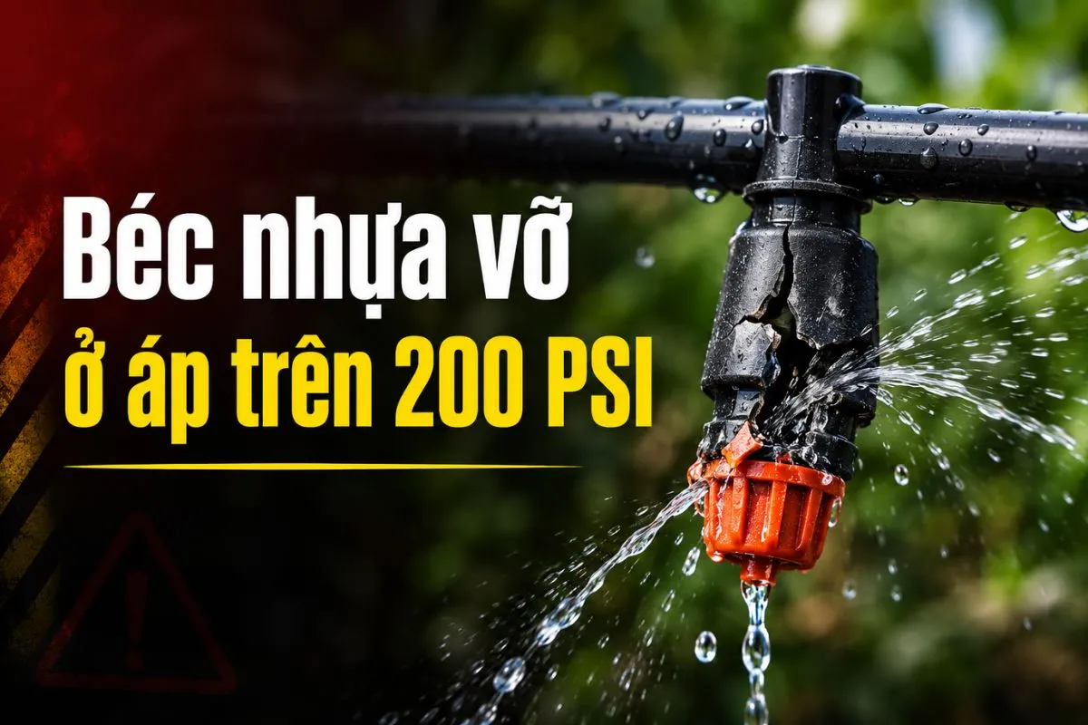 Tại sao áp lực nước là yếu tố sống còn của hệ thống phun sương 3 Hiểu lầm phổ biến về áp lực nước và hệ thống phun sương