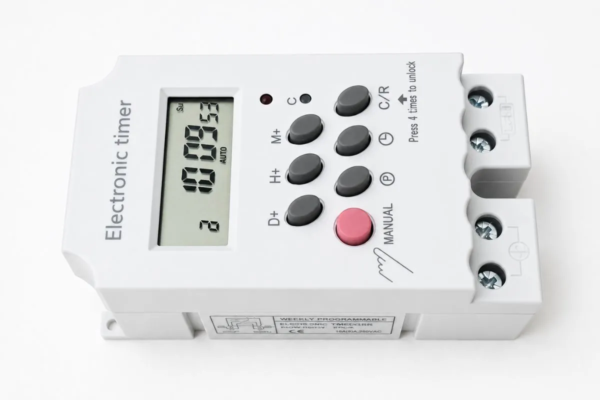 Nguyên lý tự động hóa thời gian: tại sao hệ thống phun sương cần timer 1 Hướng dẫn cài đặt timer KG316T-II phun sương từng bước